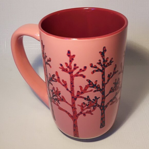 Davids Tea Nordic Mug Branches Pink and Mirrored F - Picture 2 of 4